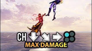Anna Williams CH QCF1 - Assassin's Dagger Combos | +Max Damage