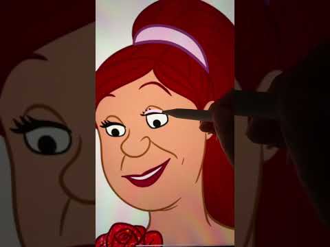 Anastasia’s transformation #disney #art #transformation #glowup #cinderella #summeronshorts