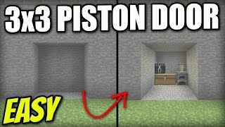 How To Build 3x3 Piston Door