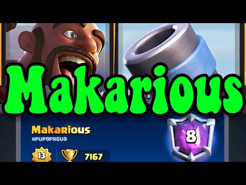 Makarious Hog mortar GOD 🏆 7100 gameplays 👈 Clash Royale