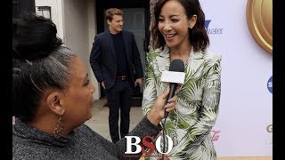 FIONA XIE OF CRAZY RICH ASIANS CHATS ON THE GOLD MEETS GOLDEN CARPET video