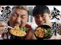【源ちゃんコラボ】G.O.GYMで熱く対談‼️だけのはずがタンクトップ飯に巻き込んでみた⁉️