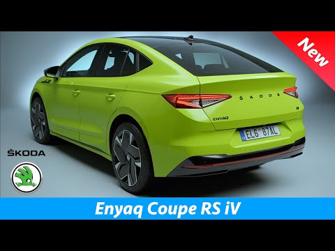 Škoda Enyaq Coupe RS 2022 - FIRST Look | Exterior - Interior (details), cargo space, PRICE