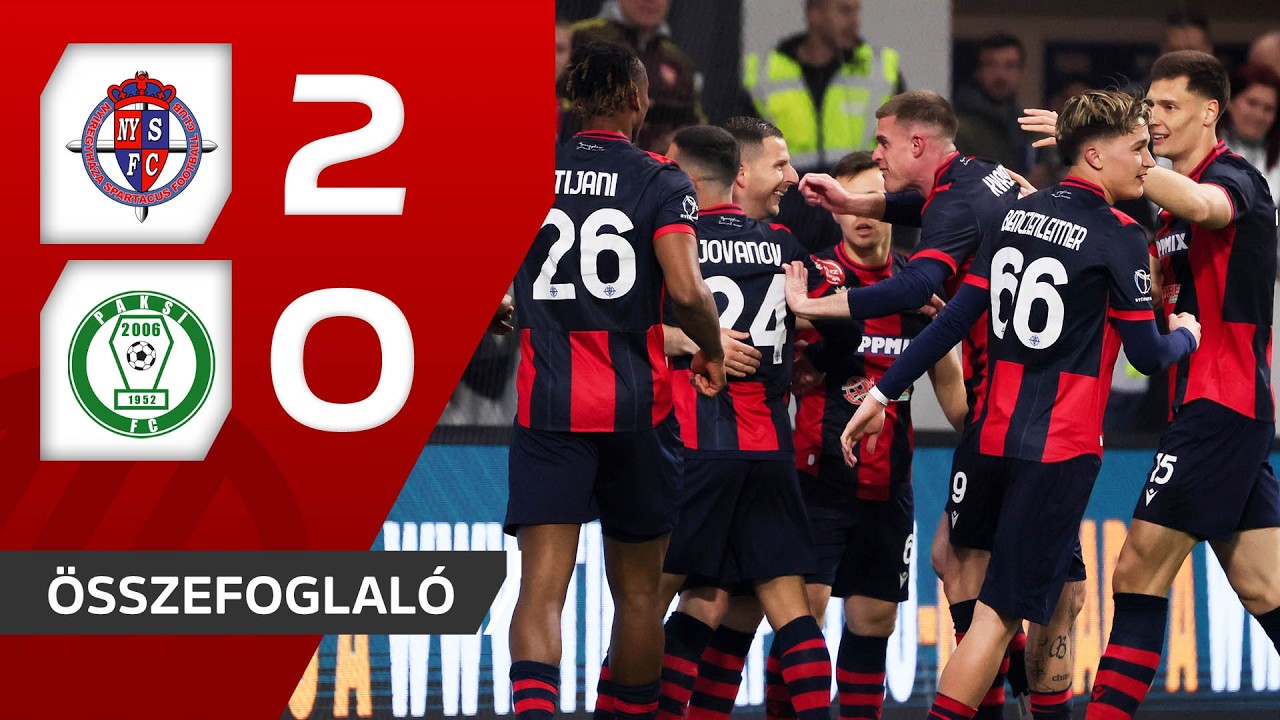 Nyiregyháza Spartacus vs Paksi Highlights