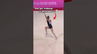 Her Makeup Was So Good Though😭 #gymnastics #funny #makeup #gymnast