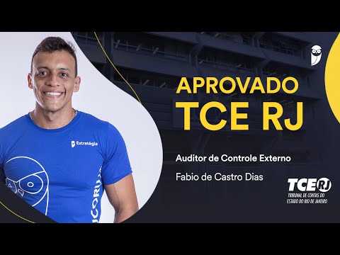 TCE RJ Competition: Interview with Fabio Dias, approved in 23rd place for External Control Auditor