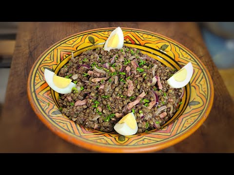 SALADE DE LENTILLES TIÈDES À LA LYONNAISE : le classique réconfortant du moment