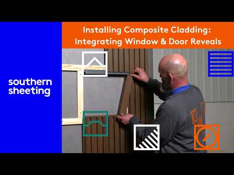 How to install Bison Composite Batten Cladding around Windows and Doors