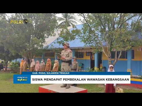 SATGAS MADAGO RAYA TANAMKAN NASIONALISME KEPADA SISWA SDN 1 TOKORONDO LEWAT UPACARA BENDERA