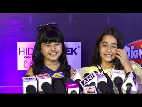 Kullfi Kumarr Bajewala fame Aakriti Sharma & Myra Singh  Kids Choice Awards 2018