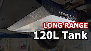 Fuel Range Upgrade! Brown Davis 120L Tank on the BYD Shark 6