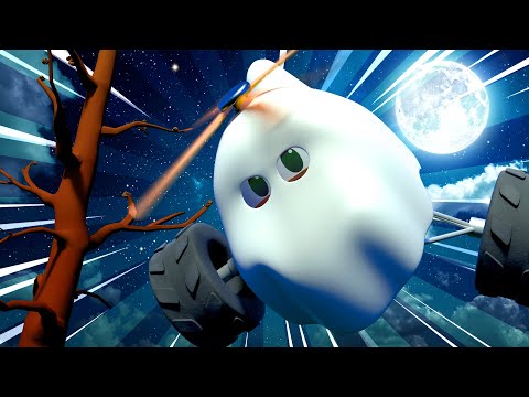 Monster Town Der verfluchte Wald - Lastwagen Zeichentrickfilme für Kinder 🚓 🚒