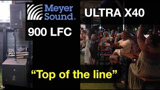 Video thumbnail for Meyer Sound ULTRA X40 & 900 LFC: Live Music + Reactions by Fullblast Sound and Lights