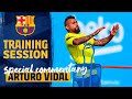 ARTURO VIDAL comments TRAINING SESSION & LALIGA RETURN ?