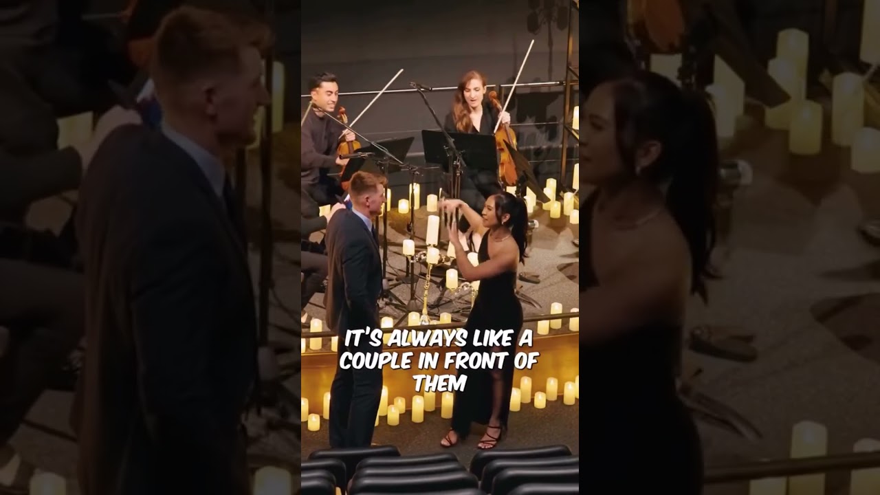POV you just watched a candlelight concert proposal