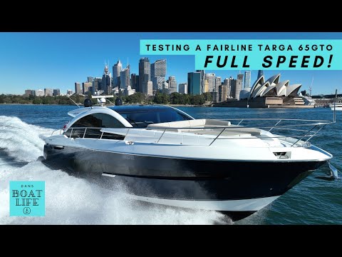 RAW POWER! Watch this Fairline Targa 65GTO doing what she does BEST!