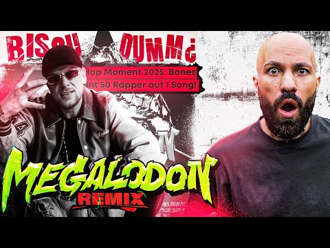 Bonez MC - bissu dumm ¿ MEGALODON REMIX (46? KÜNSTLER) / 2Bough REAKTION