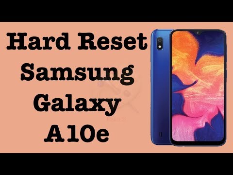 Hard Reset Samsung Galaxy A10e | Factory Reset Samsung Galaxy A10e | NexTutorial
