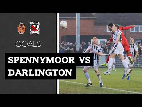 Goals: Spennymoor Town v Darlington