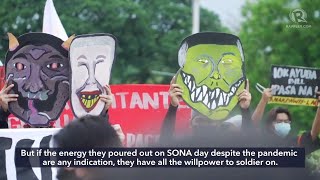 [PANOORIN] Protesta sa SONA 2021: Labanan ang 'Duterte variant'