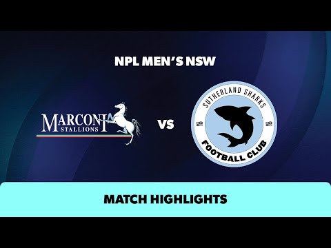 NPL Men's NSW Round 21 Highlights – Marconi v Sutherland Sharks