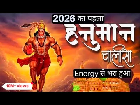 #Hanumanchalisa2026 - 10 मिनट सुन लेना जीवन सफल हो जाएगा | हनुमान चालीसा | Hanuman Chalisa 2026