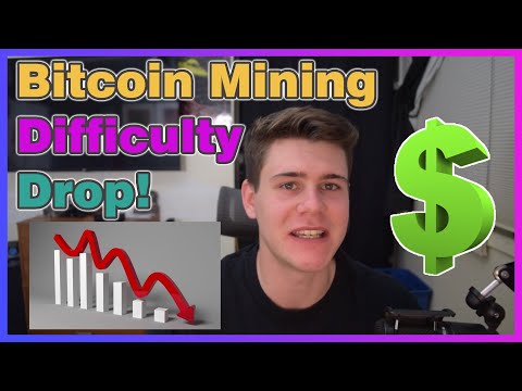 Bitcoin Mining Difficulty Drop! Is this Good?