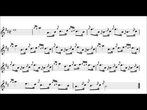 Great Highland Bagpipes Intermediate Exercise 48 – high pitch quarter speed