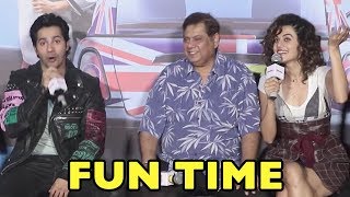 Varun Dhawan, Taapsee Pannu Singalong With Fans At Judwaa 2 Trailer Launch