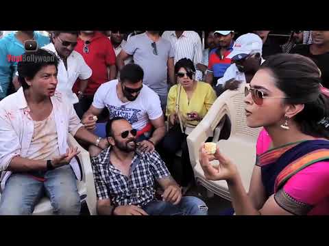Deepika Padukone Broke Glass Bottle On Rohit Shetty Head | Behind The Scene | Chennai Express