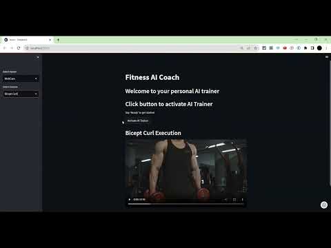 GitHub - RiccardoRiccio/Fitness-AI-coach: AI application that utilizes ...