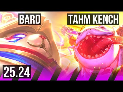 BARD & Ashe vs TAHM KENCH & Ezreal (SUP) | KR Master | 25.24