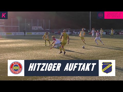 Hitziges Seestadt-Derby eröffnet die Bremen-Liga 2022/23! | ESC Geestemünde - TuSpo Surheide