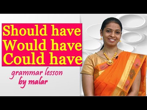 Usage of Should have / Could have / Would have in Tamil # 43 - Learn English with Kaizen Video
