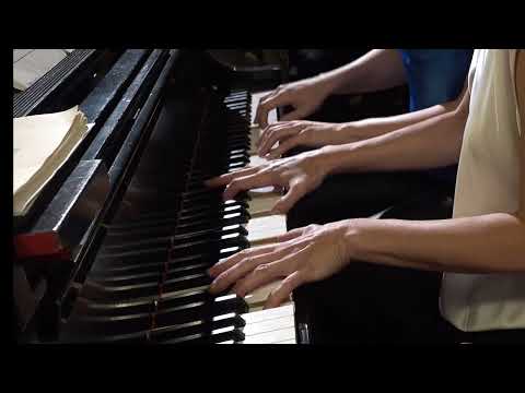 Mykola Lysenko: Overture to the Opera-Taras Bulba. Played by pianists Anna Bogolubova & Irina Nuzova