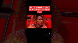 Sir tom Jones performing I&#39;ll never fall in love again part 1