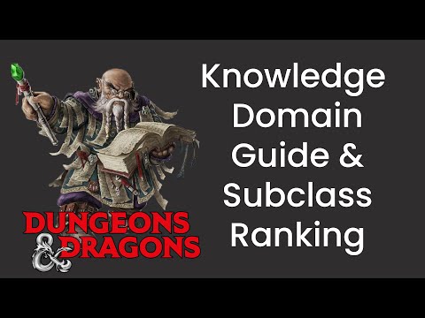 Knowledge Domain (Cleric) Subclass Guide and Power Ranking in D&D 5e - HDIWDT