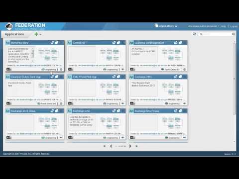EMC World 2015: Federation Enterprise Hybrid Cloud 3.0 - App Blueprints