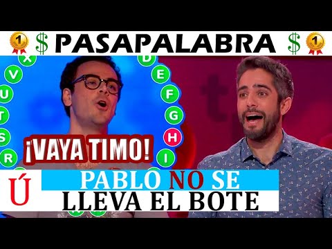 La sucia maniobra de Antena 3: Pablo no se lleva el bote de Pasapalabra