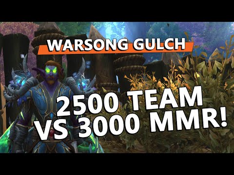 2500 Team vs 3000 MMR! - Warsong Gulch RBG - Demon Hunter FC PoV | WoW Shadowlands