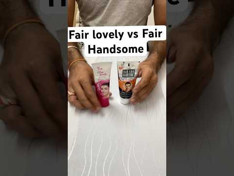 Fair lovely vs Fair Handsome Cream Testing #fairlovely #handsome #cream
