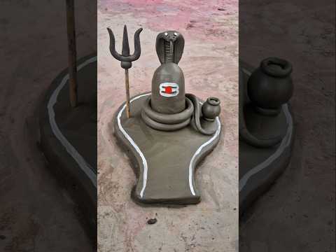 How to make Shivling from clay/Shivling making video/Mahadev status/New design Shivling/New status
