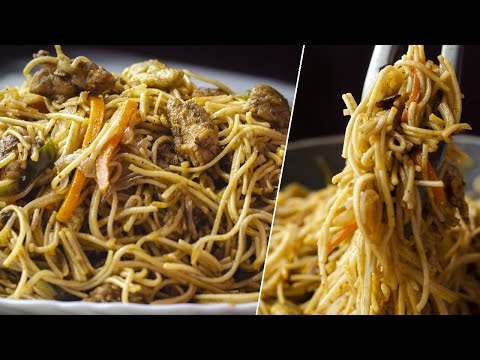 Chicken Hakka noodles Recipe | Easy Chicken Chowmein Recipe |  Chicken Chowmein recipe | Street Food