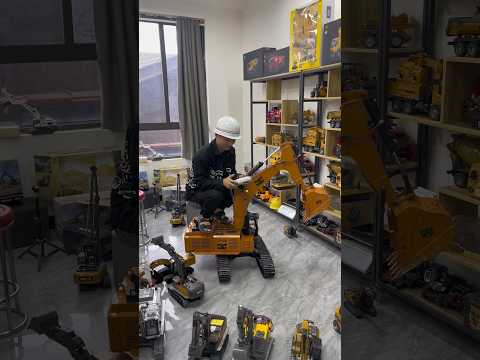 giant RC excavator truck collection