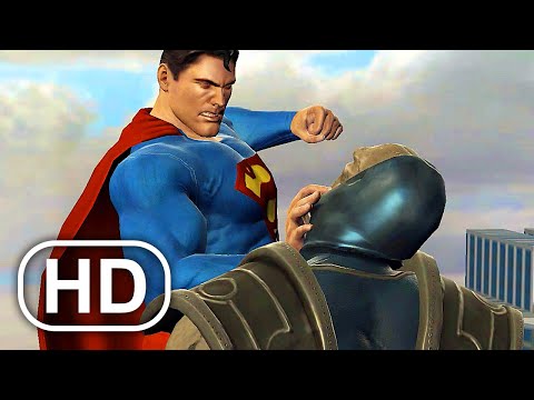 Superman Vs Darkseid JUSTICE LEAGUE Fight Scene FULL BATTLE 4K ULTRA HD - MK VS DC Cinematic