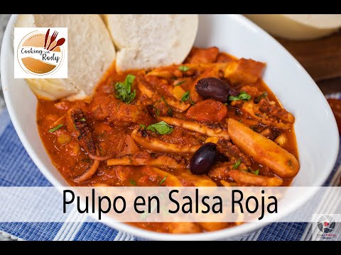 Pulpo en Salsa Roja
