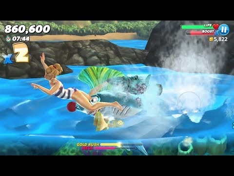 Thresher Shark Live Contest (Furthest swum in Pacific Island) - Hungry Shark World