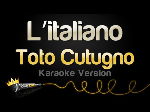 Toto Cutugno - L’italiano (Karaoke Version)