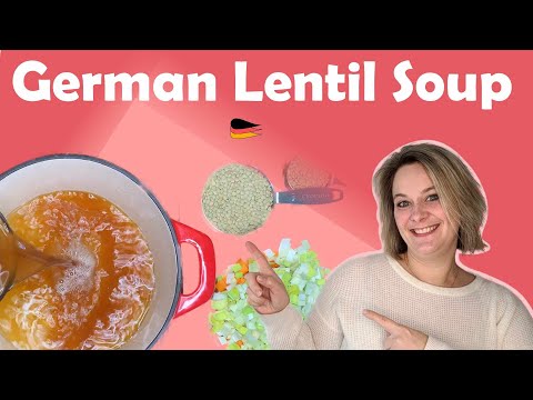 How to make German Lentil soup / stew