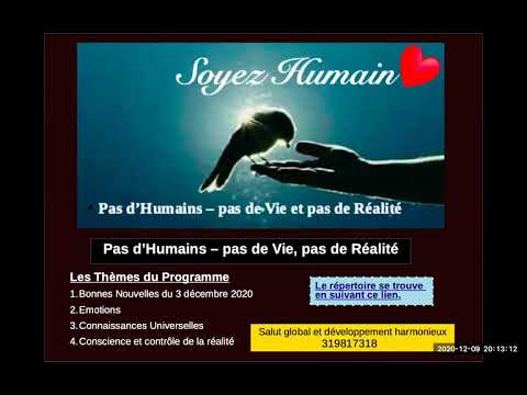 2020 12 09 PM Public Teaching in French - Enseignements publics en français